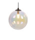 Marshall 31cm Round Pendant 3 x G9 Satin Black/Iridescent Plated-8