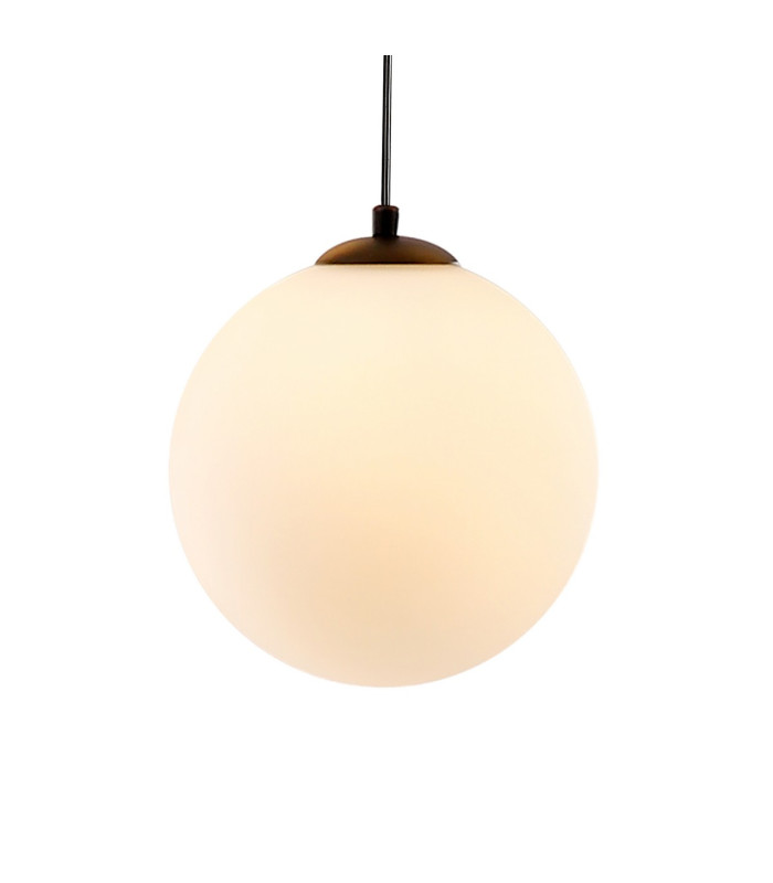 Marshall 31cm Round Pendant 3 x G9 Satin Black/Opal-8