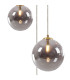 Marshall 31cm Round Pendant 3 x G9 Satin Gold/Smoke Plated-6