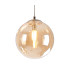 Marshall 31cm Round Pendant 3 x G9 Satin Nickel/Amber Plated-8