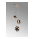 Marshall 31cm Round Pendant 3 x G9 Satin Nickel/Chrome Plated-3