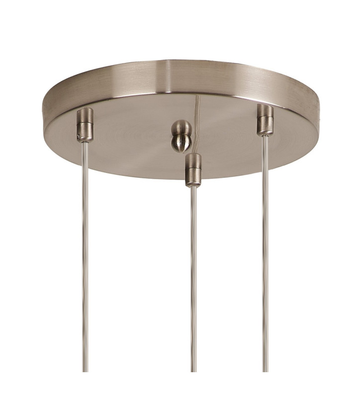 Marshall 31cm Round Pendant 3 x G9 Satin Nickel/Iridescent Plated-5