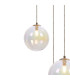 Marshall 31cm Round Pendant 3 x G9 Satin Nickel/Iridescent Plated-6