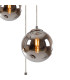 Marshall 31cm Round Pendant 3 x G9 Satin Nickel/Chrome Plated-7
