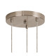 Marshall 31cm Round Pendant 3 x G9 Satin Nickel/Opal-5