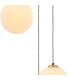 Marshall 31cm Round Pendant 3 x G9 Satin Nickel/Opal-6