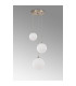 Marshall 31cm Round Pendant 3 x G9 Satin Nickel/Opal-8