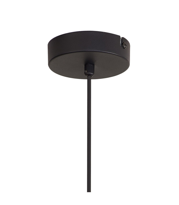Marshall 18cm Single Pendant 1 x G9 Satin Black/Amber Plated-6