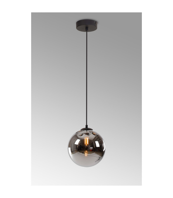 Marshall 18cm Single Pendant 1 x G9 Satin Black/Chrome Plated-3