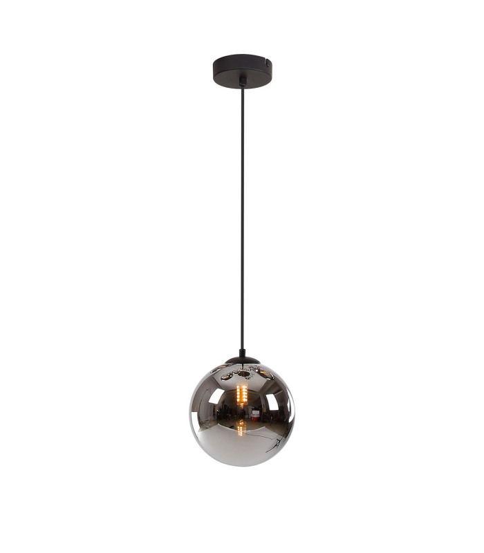 Marshall 18cm Single Pendant 1 x G9 Satin Black/Chrome Plated-4