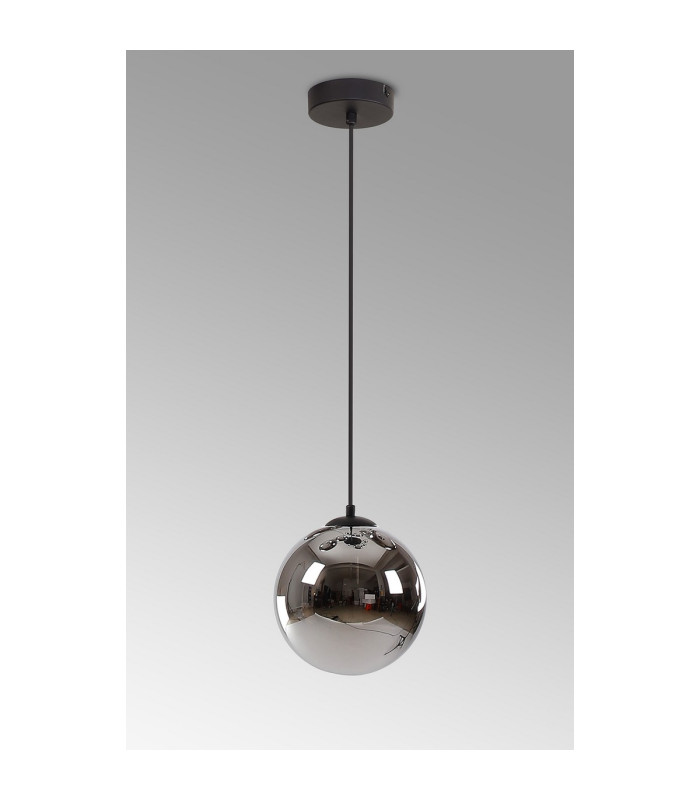 Marshall 18cm Single Pendant 1 x G9 Satin Black/Chrome Plated-9