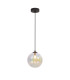 Marshall 18cm Single Pendant 1 x G9 Satin Black/Iridescent Plated-4