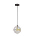 Marshall 18cm Single Pendant 1 x G9 Satin Black/Iridescent Plated-5