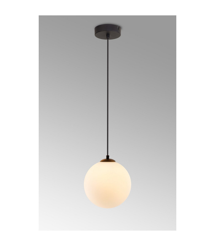 Marshall 18cm Single Pendant 1 x G9 Satin Black/Opal-3