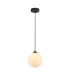 Marshall 18cm Single Pendant 1 x G9 Satin Black/Opal-4