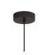 Marshall 18cm Single Pendant 1 x G9 Satin Black/Opal-6