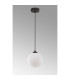 Marshall 18cm Single Pendant 1 x G9 Satin Black/Opal-9