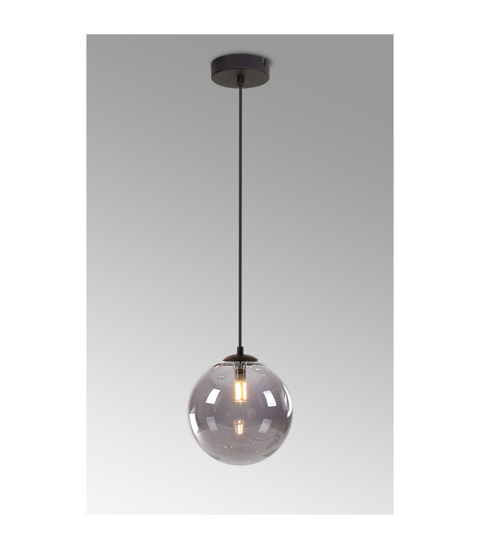 Marshall 18cm Single Pendant 1 x G9 Satin Black/Smoke Plated-3