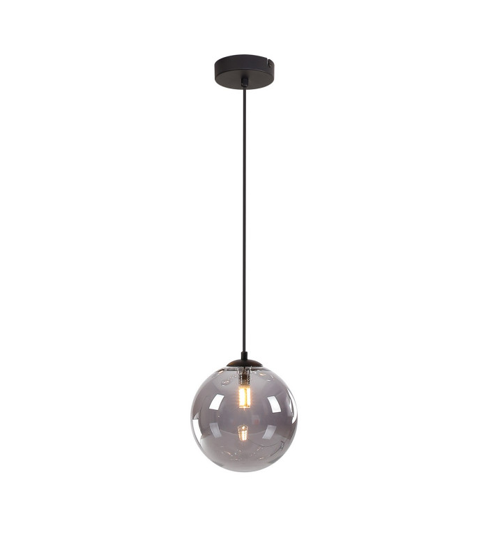 Marshall 18cm Single Pendant 1 x G9 Satin Black/Smoke Plated-4