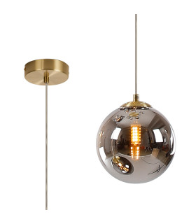 Marshall 18cm Single Pendant 1 x G9 Satin Gold/Chrome Plated-1