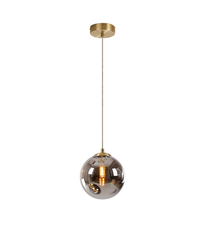 Marshall 18cm Single Pendant 1 x G9 Satin Gold/Chrome Plated-4