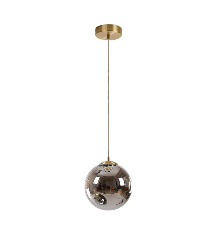 Marshall 18cm Single Pendant 1 x G9 Satin Gold/Chrome Plated-5
