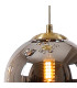 Marshall 18cm Single Pendant 1 x G9 Satin Gold/Chrome Plated-7