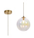 Marshall 18cm Single Pendant 1 x G9 Satin Gold/Iridescent Plated-1