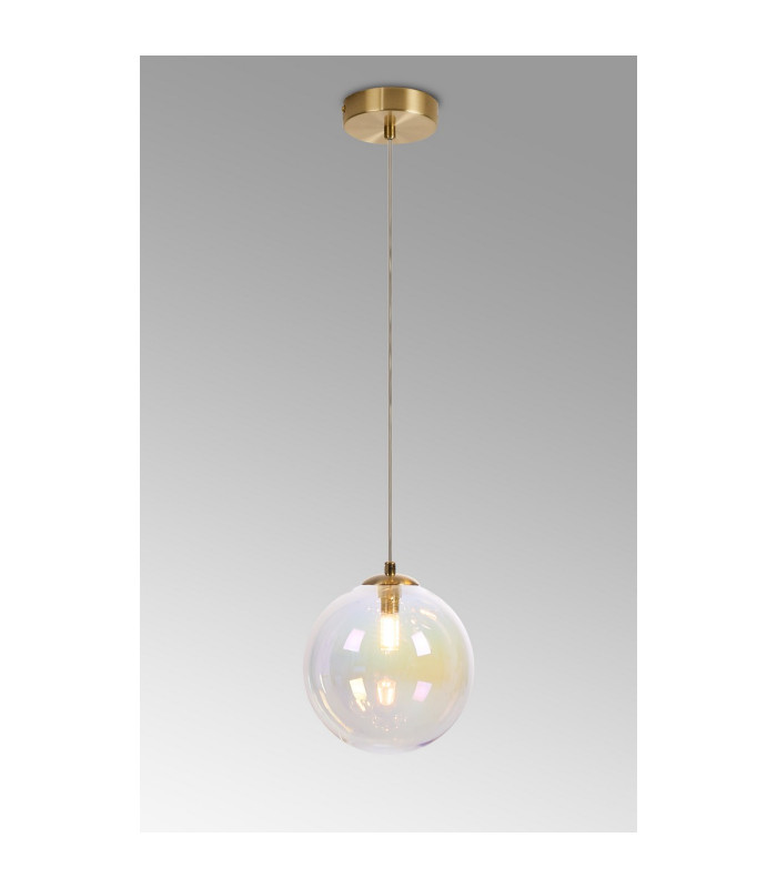 Marshall 18cm Single Pendant 1 x G9 Satin Gold/Iridescent Plated-3