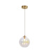 Marshall 18cm Single Pendant 1 x G9 Satin Gold/Iridescent Plated-4