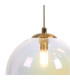 Marshall 18cm Single Pendant 1 x G9 Satin Gold/Iridescent Plated-7