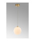 Marshall 18cm Single Pendant 1 x G9 Satin Gold/Opal-3