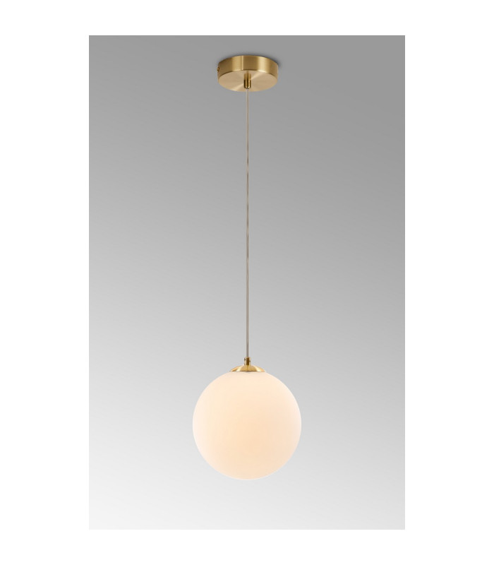 Marshall 18cm Single Pendant 1 x G9 Satin Gold/Opal-3
