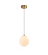 Marshall 18cm Single Pendant 1 x G9 Satin Gold/Opal-4
