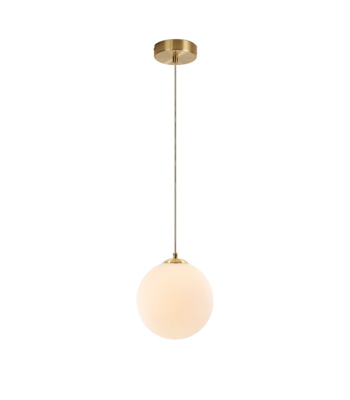 Marshall 18cm Single Pendant 1 x G9 Satin Gold/Opal-4