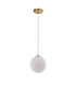 Marshall 18cm Single Pendant 1 x G9 Satin Gold/Opal-5