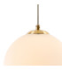 Marshall 18cm Single Pendant 1 x G9 Satin Gold/Opal-7