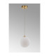 Marshall 18cm Single Pendant 1 x G9 Satin Gold/Opal-9