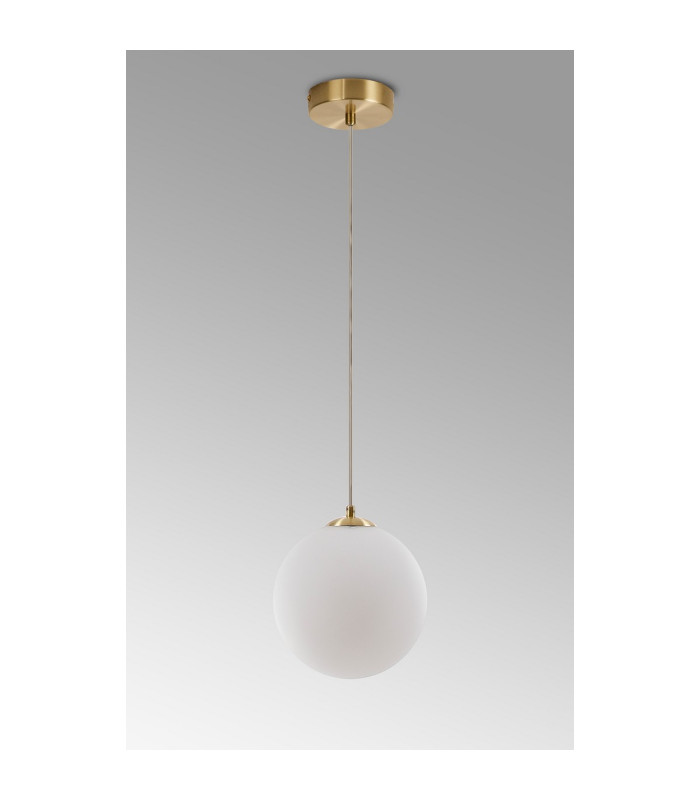 Marshall 18cm Single Pendant 1 x G9 Satin Gold/Opal-9