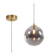 Marshall 18cm Single Pendant 1 x G9 Satin Gold/Smoke Plated-1