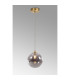 Marshall 18cm Single Pendant 1 x G9 Satin Gold/Smoke Plated-3