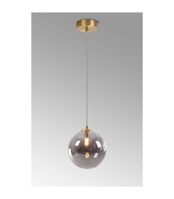 Marshall 18cm Single Pendant 1 x G9 Satin Gold/Smoke Plated-3