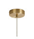 Marshall 18cm Single Pendant 1 x G9 Satin Gold/Smoke Plated-6