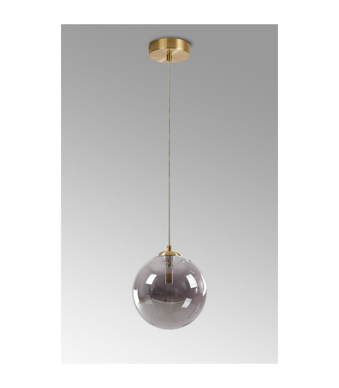Marshall 18cm Single Pendant 1 x G9 Satin Gold/Smoke Plated-9