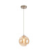 Marshall 18cm Single Pendant 1 x G9 Satin Nickel/Amber Plated-4