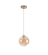 Marshall 18cm Single Pendant 1 x G9 Satin Nickel/Amber Plated-5