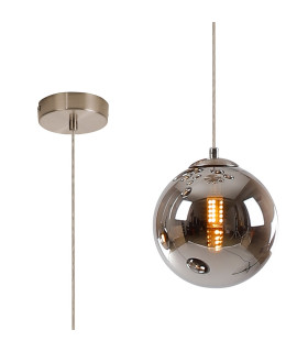 Marshall 18cm Single Pendant 1 x G9 Satin Nickel/Chrome Plated-1