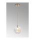 Marshall 18cm Single Pendant 1 x G9 Satin Nickel/Iridescent Plated-3