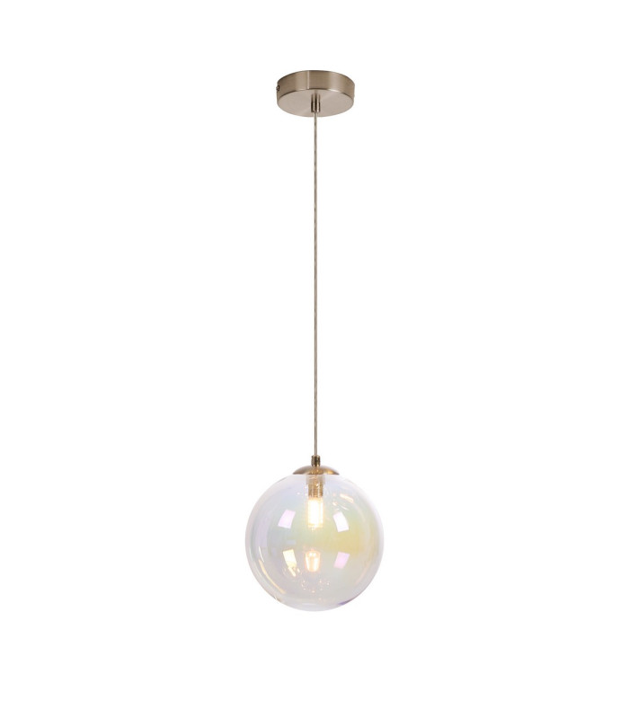 Marshall 18cm Single Pendant 1 x G9 Satin Nickel/Iridescent Plated-4