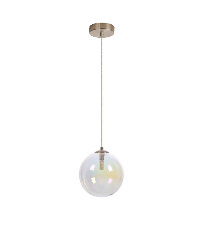 Marshall 18cm Single Pendant 1 x G9 Satin Nickel/Iridescent Plated-5